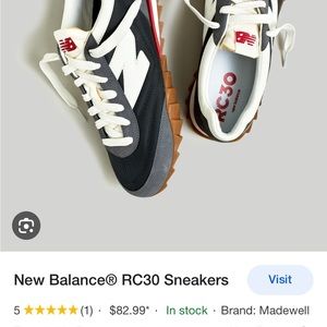 New Balance RC30 M8/W9.5, color Castlerock/sea salt